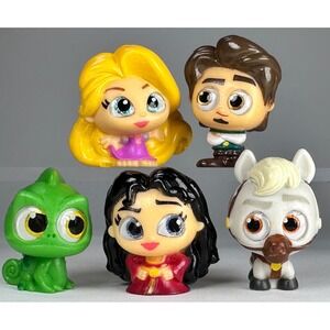 Disney Doorables TANGLED Series 4 Complete Set of 5 Rapunzel Flynn Rider Maximus